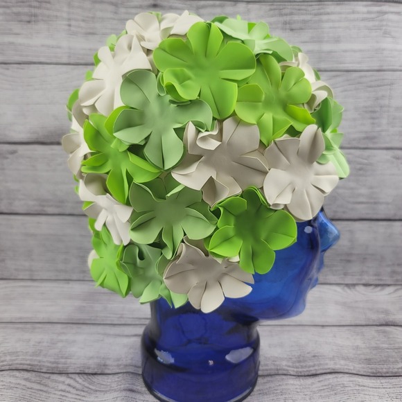 Original Vintage Retro Art Deco Swimming Bathing Hat Cap Women Ladies 40s 50s - Picture 2 of 5